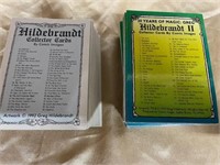 COMPLETE SETS HILDEBRANT TRADING CARDS 1&2