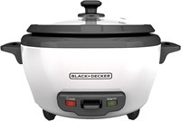 BLACK+DECKER 2-in-1 Rice Cooker and Food S