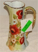 Flower carafe hand-painted and signed by Joni of