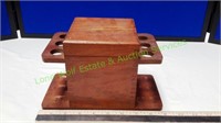 Vintage Pipe Stand Tobacco Box