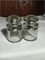 Pair of Armstrong's Glass Insulators