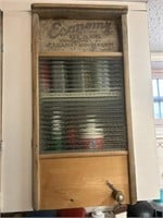 Vintage Wash Board as Cupboard Door