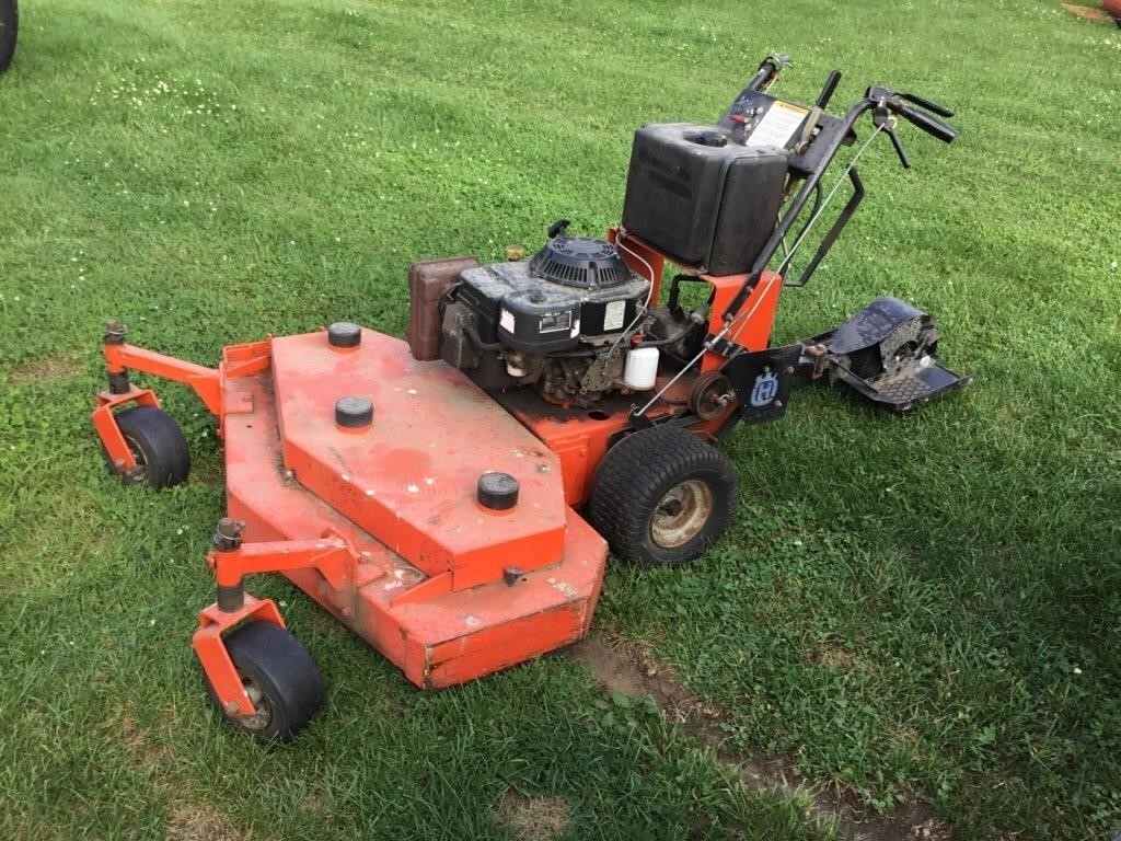 Husqvarna ride behind mower