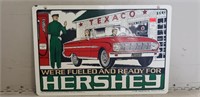 Hershey /Texaco Metal Sign (1998) (1 Of 500)