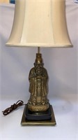 ORIENTAL BRASS LAMP & DECORATED METAL LAMP