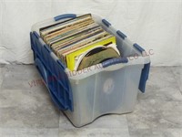 40 Qt Tote of Records ~ Various Artists