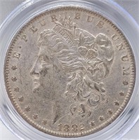 1882-O/S Strong $1 PCGS AU 53