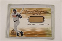 2000 SP Game Used Bat Card Jose Canseco