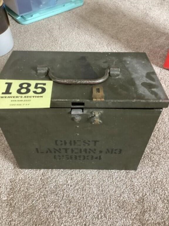 Metal military style box