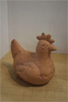 TERRA COTTA CHICKEN FIGURE