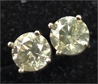 $6000 14K  Diamond(0.8ct) Earrings