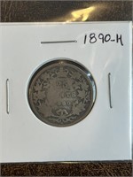 Canada 1890-H Quarter