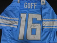 Jared Goff Signed Jersey Heritage COA