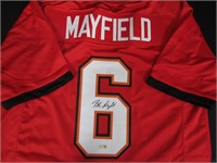 Baker Mayfield Signed Jersey Heritage COA