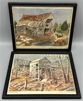 1955 J. Knox Nashville Banner Framed Prints