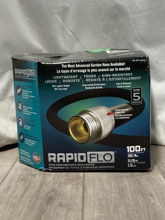 RapidFlo Hose Performance Reinvented *pre-owned