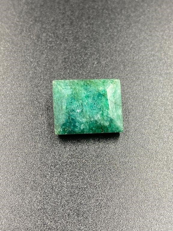 10.70 Carat Emerald Cut Colombian Emerald GIA