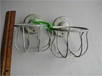 Wallmont, galvanized soap holders-old