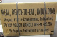 One Case of MRE's Meals Ready to Eat