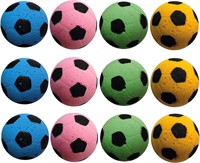 Sponge Soccer Balls Cat Toy x2