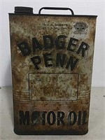 Badger Penn Motor Oil can