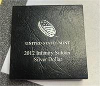 United States Mint 2012 Infantry Soldier Silver Do