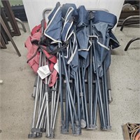 (3) Folding Camp Chairs & Cot