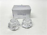 Marquis by Waterford Crystal Rose S&P Shakers Set