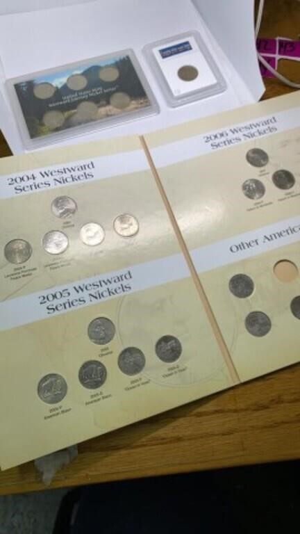 Book of Westward Journey nickels 2004-2007, mint