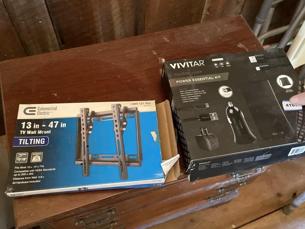 tv wall mount tilting kit and power essential kit