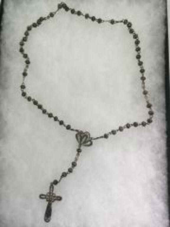 Vintage Filigree Rosary