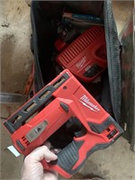 MILWAUKEE NAILER W CHARGER & BATTERY