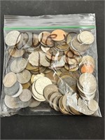 Over 1 Pound of Foreign Coins