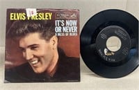 Elvis Presley it's now or never 45 Record with