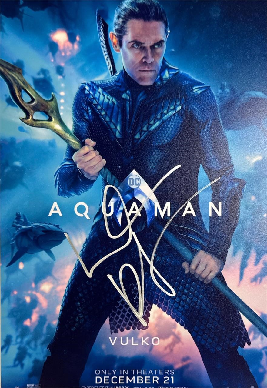 Autograph COA Aquaman Photo