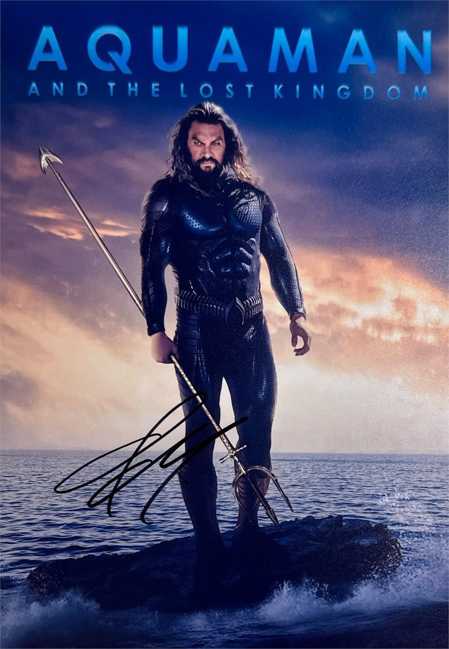 Autograph COA Aquaman Photo