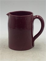 Vintage BYBEE cranberry pitcher