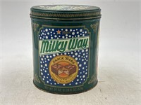 Milky Way candy bar tin