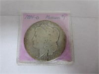 1884 O Morgan Silver Dollar Condition In Pics