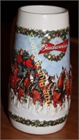 Budweiser Holdiay Beer Stein Collection
