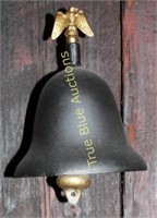 Large Black Bell with Gold Eagle Detail