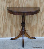 Vintage Mahogany Duncan Phyfe Half Side Table