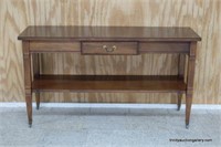 Vintage Mersman Mahogany Sofa - Entry Table