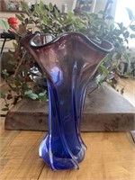 tall glass vase
