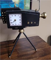 Decorative camera clock. 14"×18". Untested