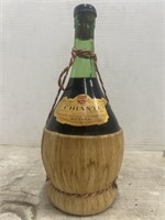 Vintage Product Of Italy Chianti Bottle Sealed