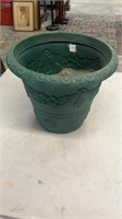 Planter with Brass Foot Covers