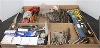 COLLETS, CUTTERS, AUTO PARTS, MISC TOOLING