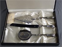 Italian Sterling Silver Cheese Serving Utensils