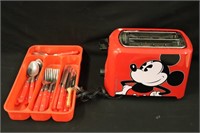 Minnie Mouse Toaster & Flatware